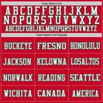 Custom Red Kelly Green-White Mesh Authentic Football Jersey Custom Red Kelly Green-White Mesh Authentic Football Jersey