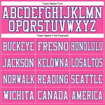 Custom Pink White-Royal Mesh Authentic Football Jersey Custom Pink White-Royal Mesh Authentic Football Jersey