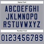 Custom Light Gray Navy-White Mesh Authentic Football Jersey Custom Light Gray Navy-White Mesh Authentic Football Jersey