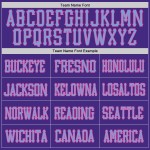 Custom Purple Light Blue-Pink Mesh Authentic Football Jersey Custom Purple Light Blue-Pink Mesh Authentic Football Jersey