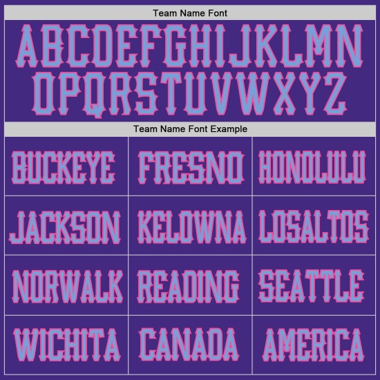 Custom Purple Light Blue-Pink Mesh Authentic Football Jersey Custom Purple Light Blue-Pink Mesh Authentic Football Jersey