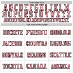 Custom White Medium Pink-Black Mesh Authentic Football Jersey Custom White Medium Pink-Black Mesh Authentic Football Jersey