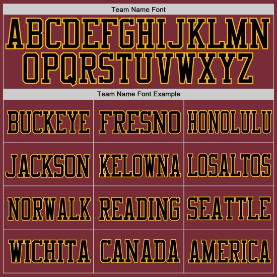 Custom Burgundy Black-Gold Mesh Authentic Football Jersey