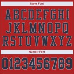 Custom Scarlet Navy-Light Gray Mesh Authentic Football Jersey Custom Scarlet Navy-Light Gray Mesh Authentic Football Jersey