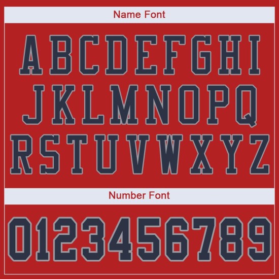 Custom Scarlet Navy-Light Gray Mesh Authentic Football Jersey Custom Scarlet Navy-Light Gray Mesh Authentic Football Jersey