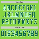 Custom Neon Green Kelly Green-White Mesh Authentic Football Jersey Custom Neon Green Kelly Green-White Mesh Authentic Football Jersey