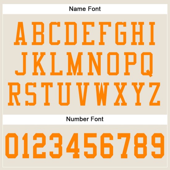 Custom Cream Bay Orange Mesh Authentic Football Jersey Custom Cream Bay Orange Mesh Authentic Football Jersey