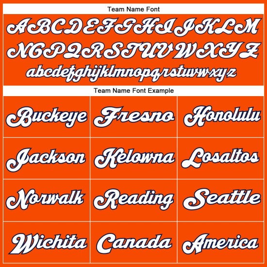 Custom Orange White-Navy Mesh Authentic Throwback Football Jersey Custom Orange White-Navy Mesh Authentic Throwback Football Jersey