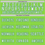 Custom Neon Green Kelly Green-White Mesh Authentic Football Jersey Custom Neon Green Kelly Green-White Mesh Authentic Football Jersey
