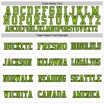 Custom White Neon Green-Black Mesh Authentic Football Jersey Custom White Neon Green-Black Mesh Authentic Football Jersey